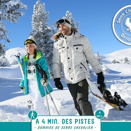 Briancon - Serre Chevalier 1200 - Joli Appartement - Face Aux Pistes En Centre Ville Bagian luar foto