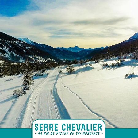 Briancon - Serre Chevalier 1200 - Joli Appartement - Face Aux Pistes En Centre Ville Bagian luar foto