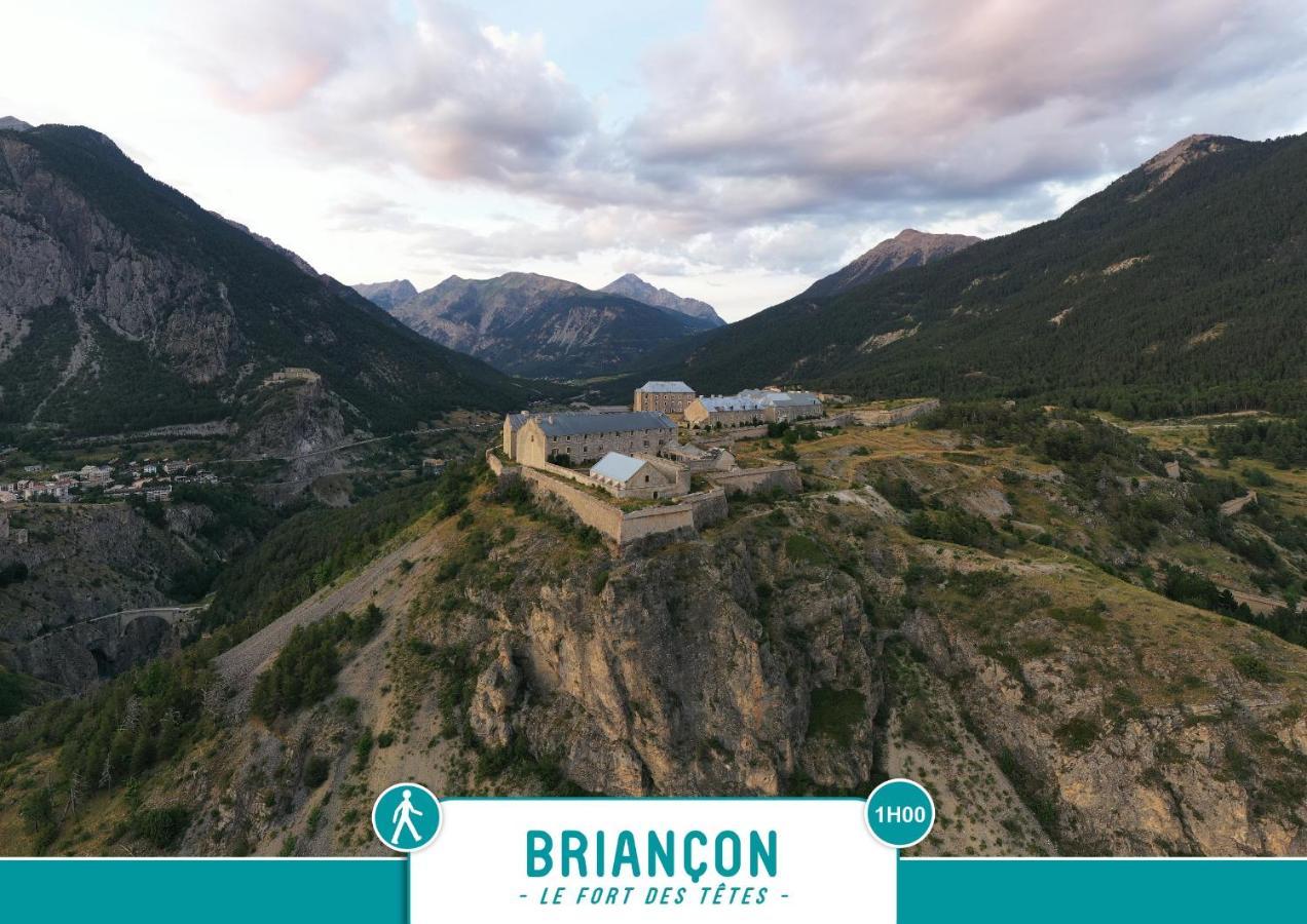 Briancon - Serre Chevalier 1200 - Joli Appartement - Face Aux Pistes En Centre Ville Bagian luar foto