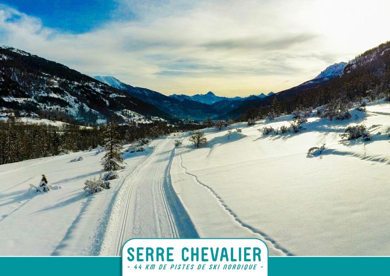 Briancon - Serre Chevalier 1200 - Joli Appartement - Face Aux Pistes En Centre Ville Bagian luar foto